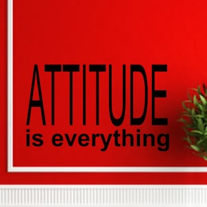 Wandtattoo Haltung ist alles, Wandtattoo Zitate, Vinyl Home Decor Zitate, Büro Wandtattoo, Bürowand Zitate, Motivation Wandtattoo