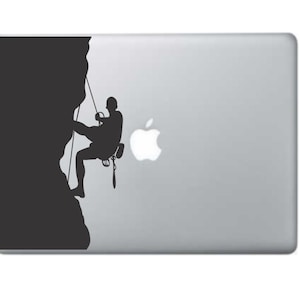 Climber Macbook Decal,  Macbook Sticker, Laptop Decal, Laptop Stickers, Stickers Macbook