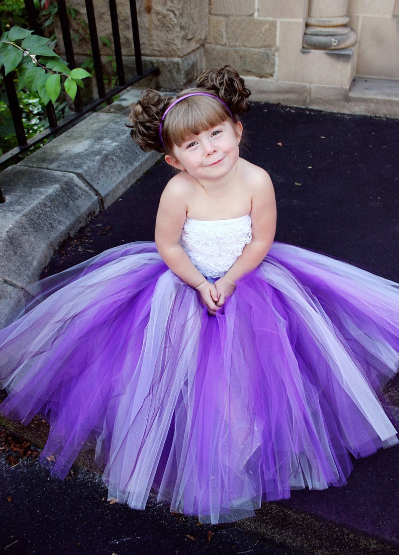 Full length purple tutu skirt. Long tutu. | Etsy