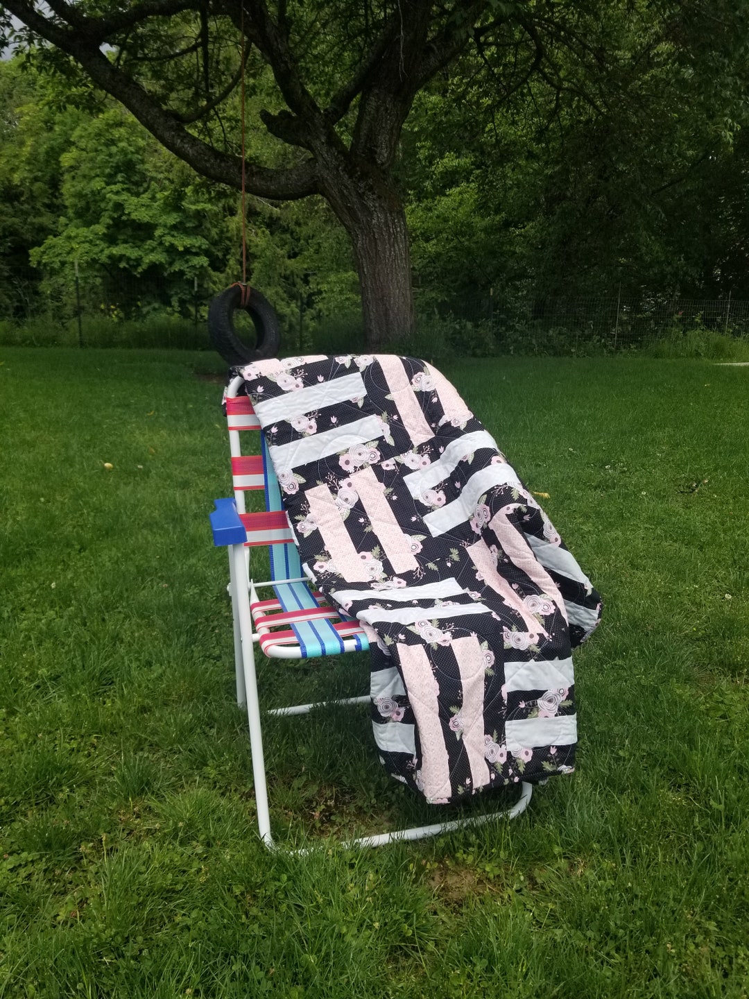 90s Lawn Chair Quilt Pattern Etsy