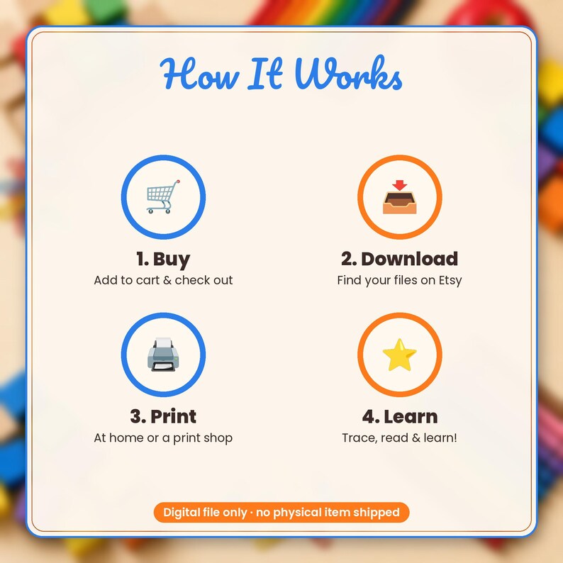 Alphabet Tracing Worksheets Printable, ABC Letter Tracing Workbook ...