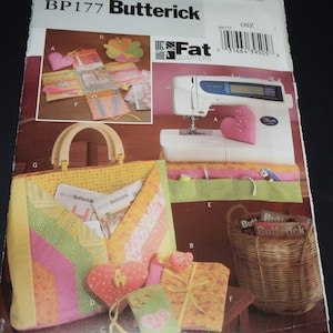 Uncut Butterick BP177 &quot;Fat Quarters&quot; Sewing Accessories Pattern