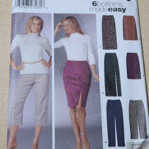 Uncut 16-18-20-22 Simplicity 5259 SIX Bottoms Made Easy Pattern