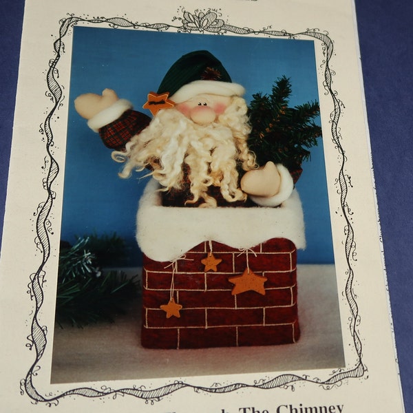 Uncut "Sweet Dreams" #114 Down Through the Chimney 12 1/2 Santa in Chimney Pattern