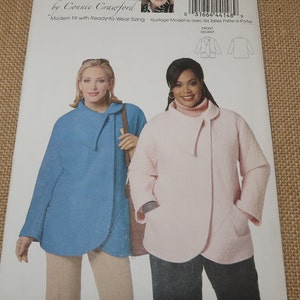 Uncut XS-XL Connie Crawford Butterick 5689 Easy Jacket Pattern