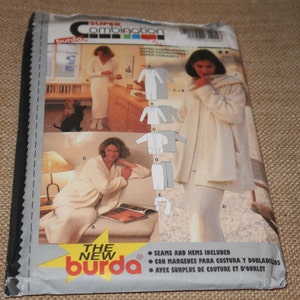 Uncut 10-20 Super Combination Burda 3101 Dress, Jacket, Skirt and Belt Pattern