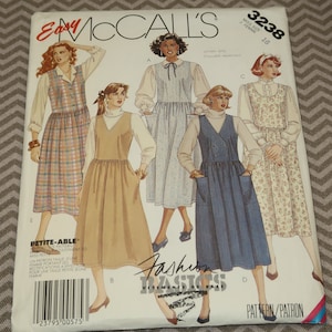 Uncut size 16 Easy McCalls 3238 Misses Jumpers Pattern