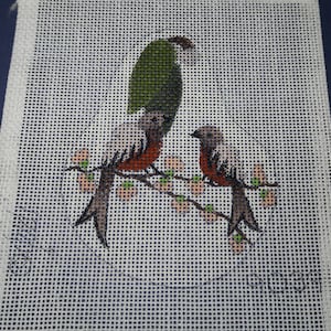 Hand Painted Needlepoint Canvas, The Status Thimble