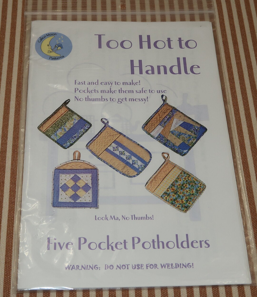 Uncut too Hot to Handle Potholder Pattern Etsy