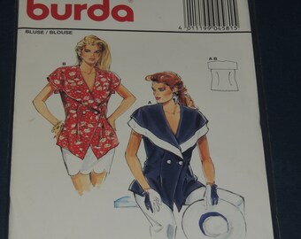 Uncut 10-20 Burda 4581 Blouse Pattern