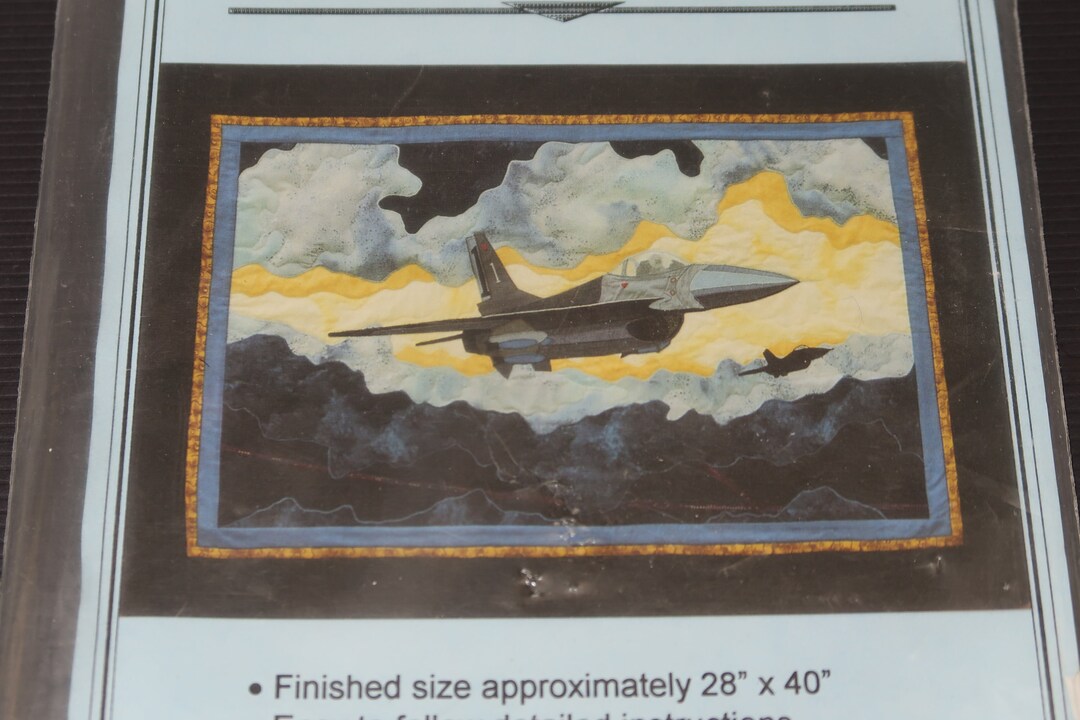 Lockheed Puppet Pattern Uncut Modified Lockheed-martin F-17 Jet Quilt Pattern, Finished Size 26 ...