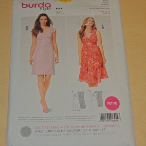 Uncut 8-18 BURDA 6554 Dress Pattern
