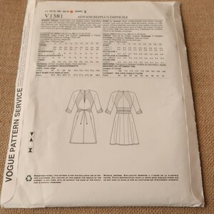 Uncut 4-12 Ralph Rucci, Vogue American Designer Misses Dress Pattern - Etsy