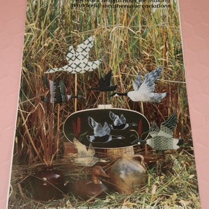 May include: A craft pattern for making weathervanes featuring geese and other birds. The pattern includes helpful hints for making variations. The pattern is from Yours Truly Inc. and is printed in the USA.