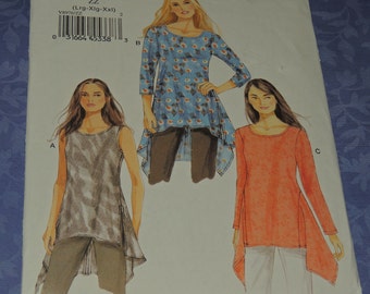 Uncut L-XXL Vogue 8976 Very Easy Pullover Tunic Pattern