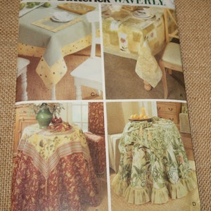Uncut Butterick 4479 Table Top Pattern