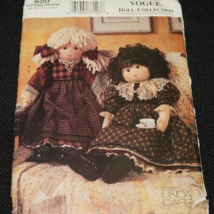 Uncut Vogue Doll Collection 620 Clothing and 26-inch Doll Pattern