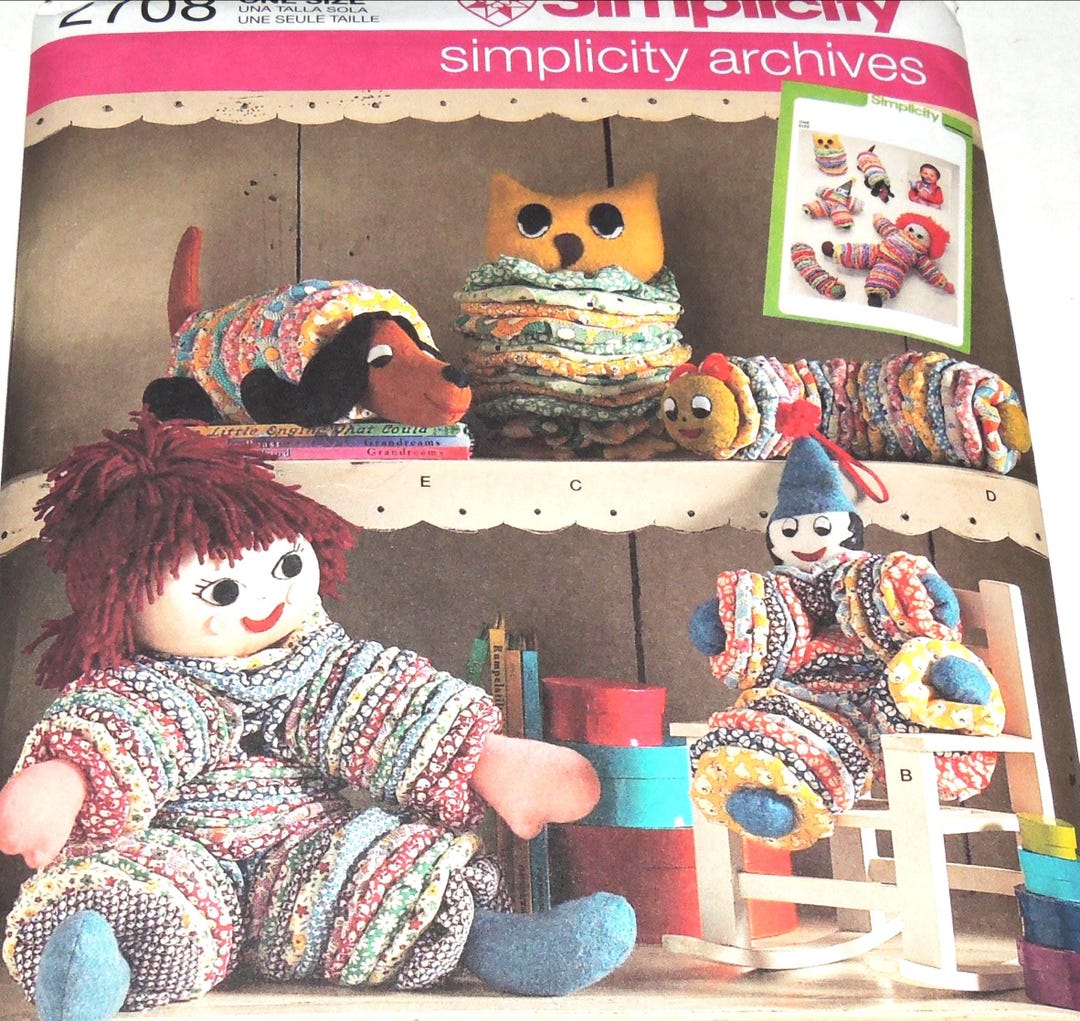 Tayo Pattern Uncut YO YO TOYS Pattern, Simplicity 2708 - Etsy