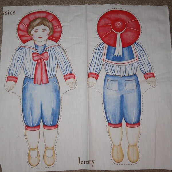 Doll Fabric Panel Etsy