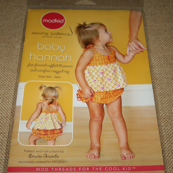 Uncut 6M-36M "Mod Kid" Baby Hannah Pattern