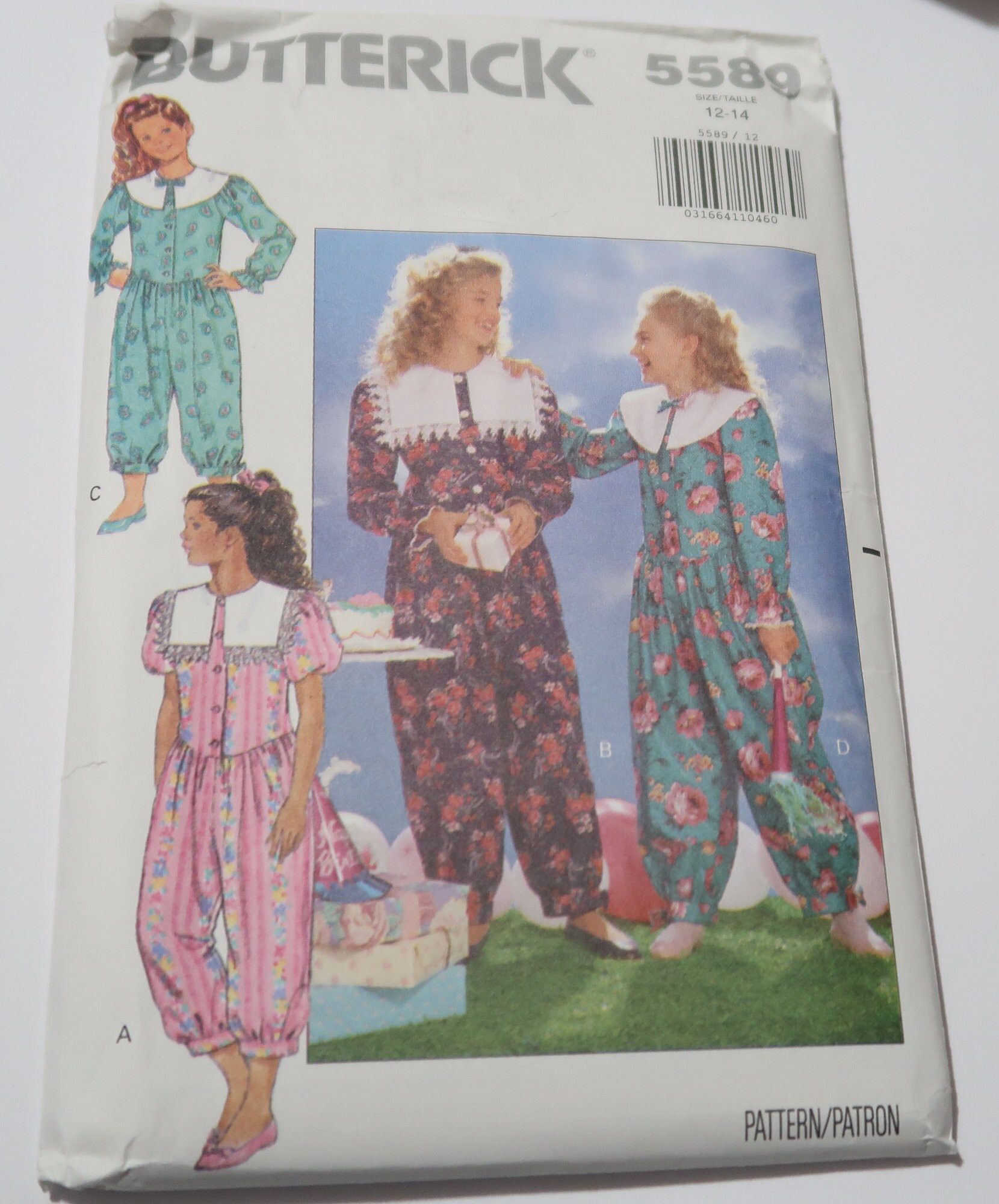 Butterick Sewing Pattern 5589 18 Doll Clothes