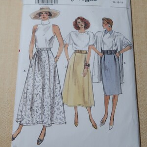 Camisole and Pull-On Skirt Size 10-14 Uncut Simplicity 5089 Misses Shirt
