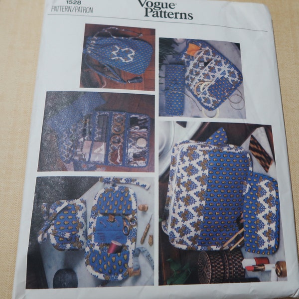 Uncut Vogue 1528 Travel Accessries Pattern