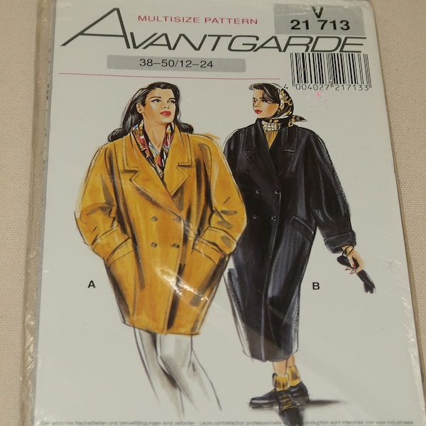 Uncut 12-24 Avantgarde V 21 713 Coat Pattern