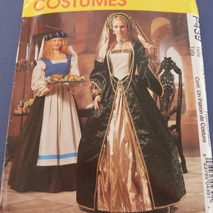 Uncut 4-6-8 McCalls Costumes P439 Renaissance Pattern
