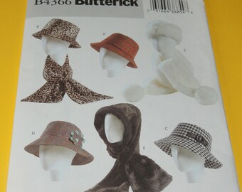 Butterick 4366 Uncut Hat Pattern