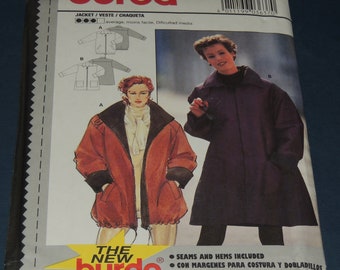 Uncut  10-20 Burda 3637 Jacket Pattern