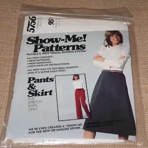 Uncut 8-10-12 Show Me! 5756 Pants and Skirt For Stretch Knits Pattern