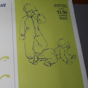 Uncut 1-24 Months Infants Jump n Sleeper Suit Stretch and Sew 865 by Ann Person, for Knits