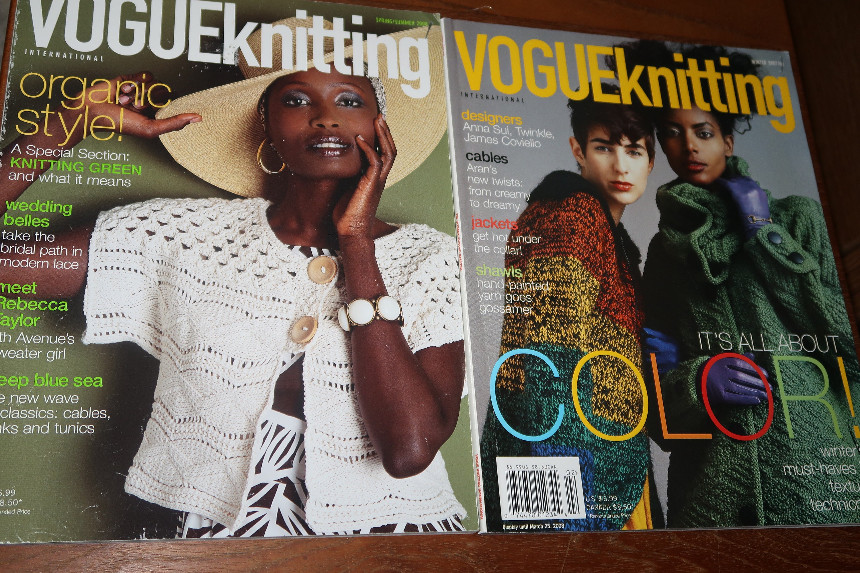 Vogue Knitting International Magazine Fall 2007 Special Edition 25th  Anniversary 50 Designs Sweater Dress Jacket Pants 