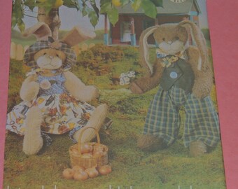 Uncut Butterick 6046 Hedda and Henry Hare Bunny Pattern