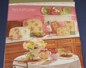 Uncut Easy Kitchen Accessories Pattern, Simplicity 4341