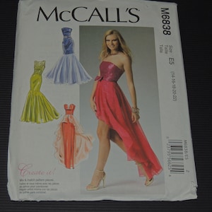 Uncut 14-22 McCalls 4712 Misses Dresses and Belt Pattern