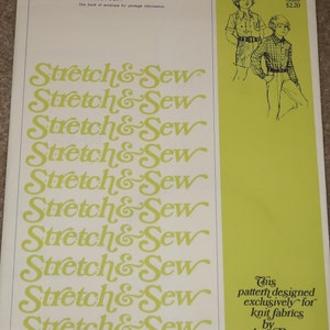 Uncut 2-7 Boys Dress Shirt Pattern, Stretch and Sew 930