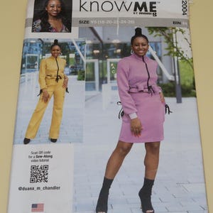Uncut 18-26 "Know Me" by Mimi G ME2004 Jacket, Pants and Skirt Pattern