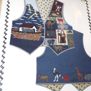 Scraps of Time, "Noah and Crew" Vest Pattern image 1