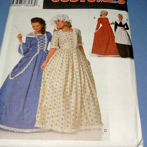 Uncut 4-6-8 Simplicity 9713 Costume Pattern Puritan, Centennial, 18th, 19th Century