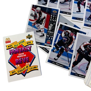 Jeu de cartes de hockey McDonalds Stars 1993 - 28 cartes
