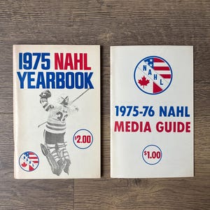 Vintage 1975-76 NAHL North American Hockey League Yearbook & Media Guide | Rare Hockey Collectible