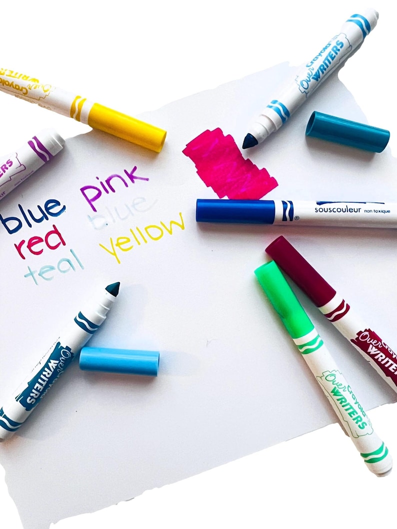 Vintage Crayola 'overwriters' Markers Discontinued Art Supplies