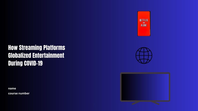 Editable Canva Presentation Template | Streaming Platforms & Global ...