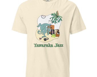 Yawaraka Jazz Room Tee, Comfort Colors 1717 Garment-Dyed Heavyweight Cotton T-Shirt