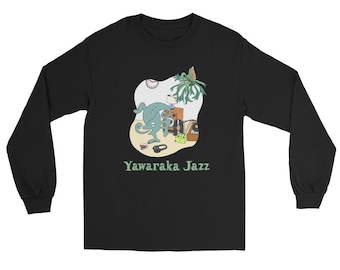 Yawaraka Jazz Room Long Sleeve, Gildan 2400 Ultra Cotton Long Sleeve Tee