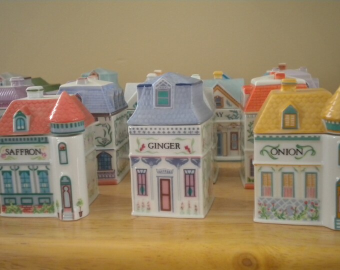Lenox Spice Village 1989 Complete Set Never Used Porcelain Victorian