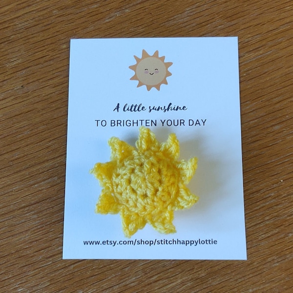 Pocket Hug Sunshine Token, Pocket Hug for Mum, Son, Daughter, A Little Sunshine to Brighten Your Day, Sunshine Positive Gift for Friend