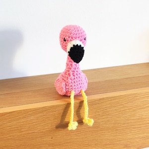 Flamingo Shelf Sitter, Pink Flamingo Home Decoration, Bird Ornament, Flamingo Gift, Flamingo Figurine, Christmas Ornament, Hot Pink Decor
